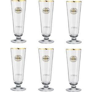 Warsteiner Bierglazen Op Voet 300 ml - 6 Stuks