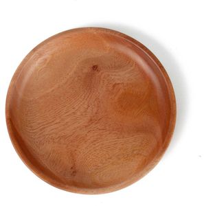 Khaya - houten bord Ø 20 cm - voor ontbijt of voorgerecht - duurzaam servies