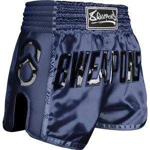 8 Weapons Muay Thai Short Super Mesh Grand Blue - XL