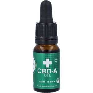 DNH - CBD-A olie 8% 10ml - Full Spectrum - Rijkste in terpenen - Meest gevarieerde cannabinoïden - Beste Entourage Effect