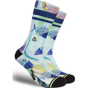 FLINCK Sportsokken - Piranha - Maat 39-41 - Unisex - Heren Sokken - Dames Sokken - Naadloze sokken - Crossfit Sokken - Hardloop Sokken - Fitness Sokken - Fietssokken