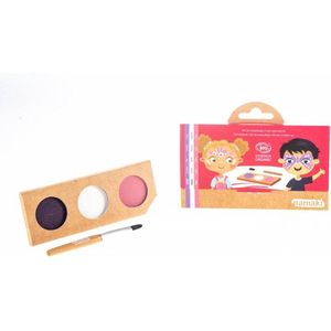 Namaki Schminkset – Thema schmink – Make up Kinderen – Face Paint pallete – Fee & Vlinder – 3 kleuren – 3 x 2.5 gram