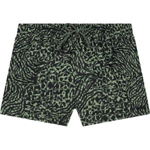 SHIWI Girls SIL swim shorts mixed animal Bikinibroekje - forest green mixed animal - Maat 134/140