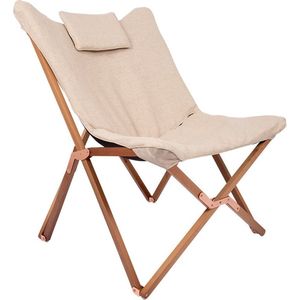 Bo-Camp - Urban Outdoor - Relaxstoel - Bloomsbury - L - Oxford polyester - Beige