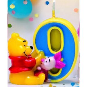 Disney kaars verjaardag winnie the pooh nr 5