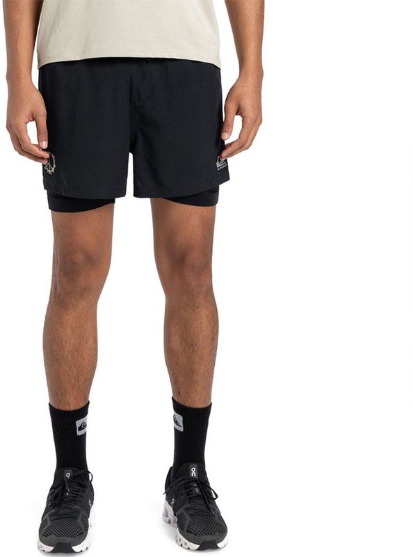 Keep The Pace - Hybride Trainingsshort - Zwart - Stretchstof - DryFlight® Technologie