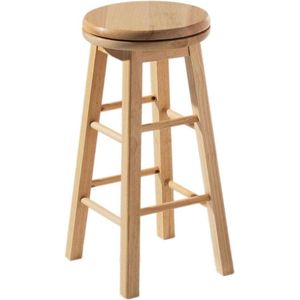 Draaien Ontbijt Bar Kruk Houten Keuken met Verstelbare Hoogte pop up stool