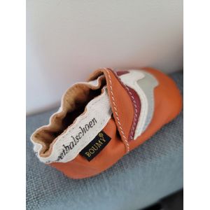 Boumy leren slofjes maat S, 0 tot 6 maanden