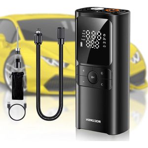 Elektrische luchtpomp accu compressor 150 psi fietspomp balpomp - draagbare autobandpomp - koperen motor - powerbankfunctie
