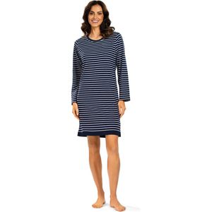Dames Nachthemd 'Original Blue' met Lange mouw