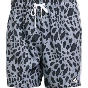 adidas Sportswear Essentials 3-Stripes Animal-Print CLX Zwemshort - Heren - Zwart- M