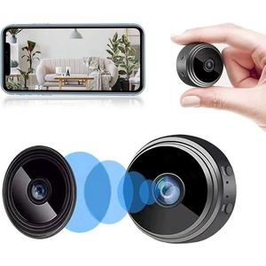 Beveiligingscamera - Babyfoon - Binnen - 1080P HD - Mini WiFi-Camera - Compact - NL handleiding