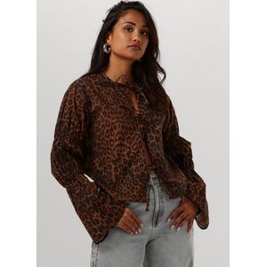 Refined Department - Gemma Blouse - Bruin - Luipaardprint