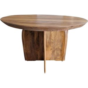 Eetkamertafel Rens 150 cm - Ronde eettafel hout - Eettafel rond