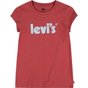 Levi´s ® Kids Basic T-shirt Met Korte Mouwen Rood 14 Years Meisje