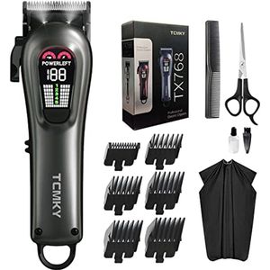 Professionele Snoerloze Tondeuse voor Mannen - Oplaadbare Haartrimmer voor Precisie Knippen