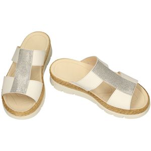 Gabor -Dames - wit - slippers & muiltjes - maat 42