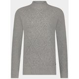 Born With Appetite Coltrui Grijs Ivar Pull Mockneck BWA25305IV44/920 light grey