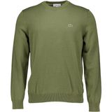 Lacoste - Sweater Crewneck - Groen - Heren Trui - Regular-fit