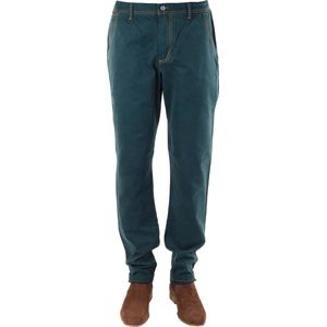 Suitable - Heren Chino Sticked Twill Green - Tailored-fit - Chino Heren maat W 33 - L 34