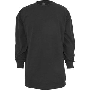 Urban Classics - Tall Longsleeve shirt - 5XL - Zwart
