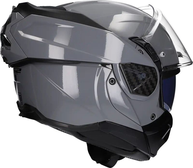 LS2 - FF910 Advant II - Systeemhelm - Grijs - Carbon/Polycarbonate