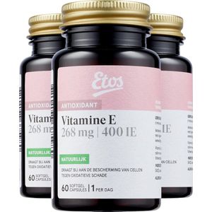 Vitamine E 268 mg | 400 IE Natuurlijk -180 capsules