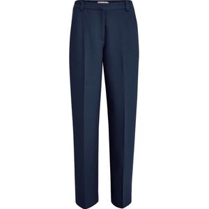 Peppercorn Delia Mid Waisted Straight Pant Navy Peony