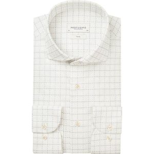 Profuomo casual overhemd wit