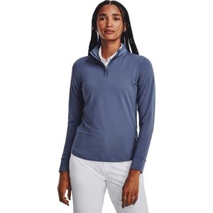 Under Armour Golf Playoff Sweatshirt Met Halve Rits Blauw M Vrouw