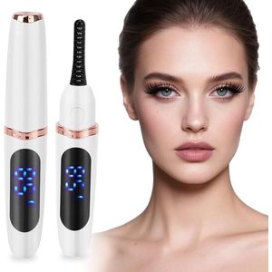 Vitdipy - Elektrische Wimperkruller - Wimperkam - Verwarmde Wimperkruller - Wimperkruller - Lash Lift - Gekrulde en Volle Wimpers - USB Oplaadbaar - Wit