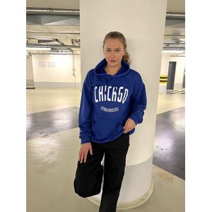 Pretty Body | ""Chicago"" hoodie | Blauw | one size