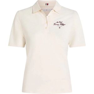 Tommy Hilfiger - Script Graphic Slim Fit - Poloshirt - Geel