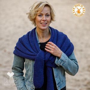De Reuver Knitted Fashion SHAWL CAPE 100% NEDERLANDS (500)