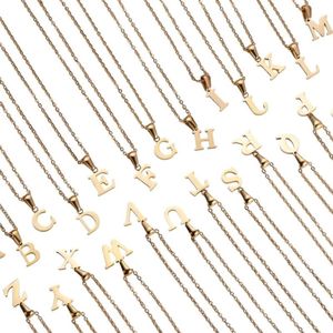 Stalen Letter Ketting goudkleur
