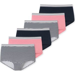 Schiesser Meisjes shorts 6 pack Teens Girls 95/5 Organic Cotton
