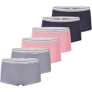 Schiesser Meisjes shorts 6 pack Teens Girls 95/5 Organic Cotton
