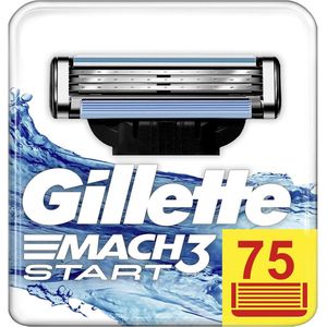 Gillette - Mach3 Start - Navulmesjes - 5x 15 Stuks - Voordeelverpakking