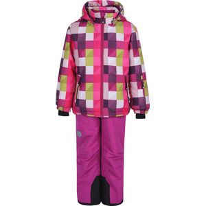 Color Kids - Ski-set voor kinderen - AOP - Festival Fuchsia - maat 98cm