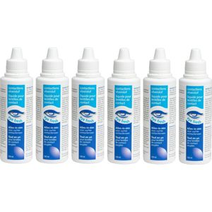 Eye Fresh 6 x 100 ml - Lenzenvloeistof voor zachte contactlenzen - Voordeelverpakking
