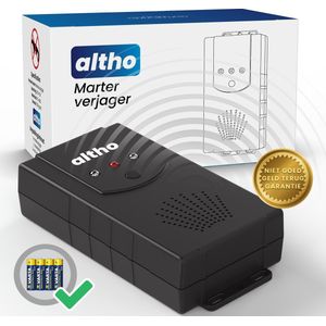 Altho Marterverjager INCLUSIEF BATTERIJEN - Steenmarter verjager - Marterverjagers - 12V netstroom en auto accu - Binnen & Buiten