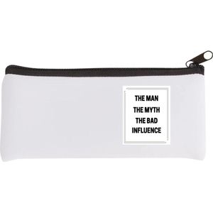 Akyol - the man the myth the bad influence Etui - Quotes - mensen die andere beïnvloeden - verjaardagscadeau - cadeau - kado - geschenk - verjaardag - slechte invloed - 20 bij 9 cm