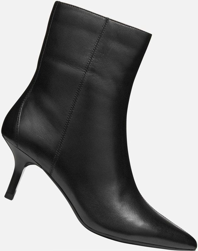 Geox - Kleopy - Enkellaarsjes - Zwart - Spitse Hak - 7 cm