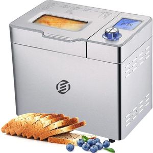 Equivera Broodbakmachine - Meerdere Programma's - Glutenvrij - Timer - Automatisch - Premium