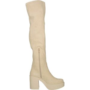 POSH by Poelman Overknee Laarzen Overknee Laarzen - beige - Maat 37