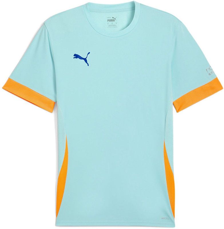 Puma - Individual - T-shirt - Blauw - Korte Mouwen