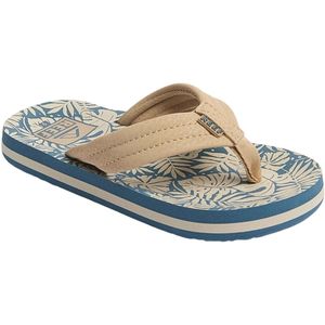 Reef - Little AHI cj6622 - Teenslippers - Blauw Beige Bloemen