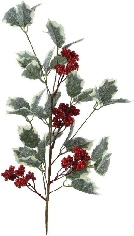 Decoris - Kunsttak Hulst - Groen - 68 cm - Kunststof