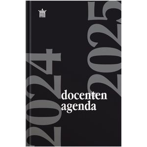 Ryam | Docenten agenda Hardcover | 2024/2025 | Genaaid gebonden | 15 x 20 cm | 12 mnd | Zwart |