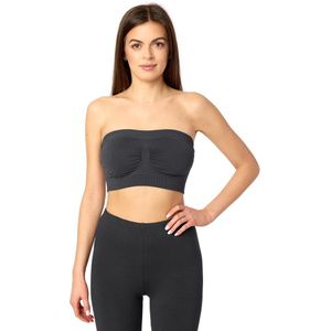 Merry Style Dames Pads Bandeau Top – Grafiet – S/M - MS-HS-06-161